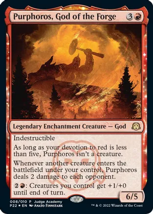 Purphoros, God of the Forge - Foil