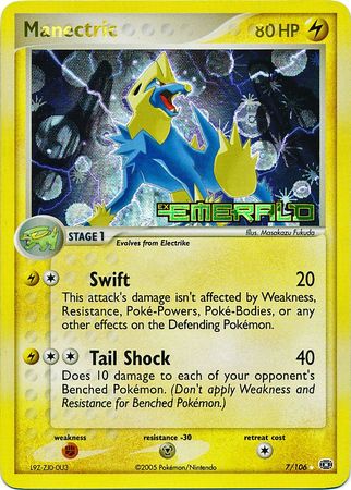 Manectric - 7/106 - Holo Rare - Reverse Holo