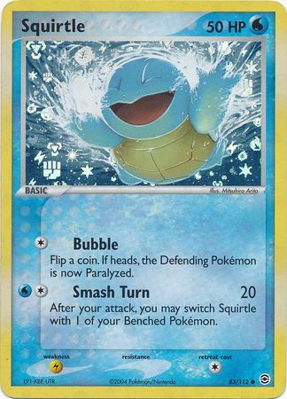 Squirtle - 83/112 - Common - Reverse Holo