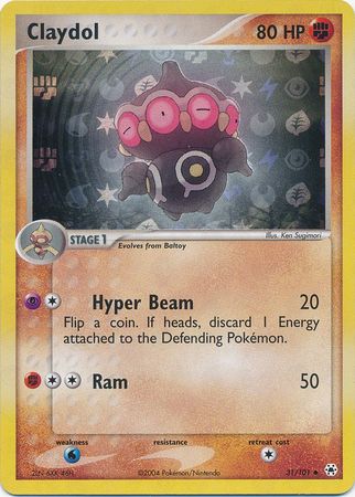 Claydol - 31/101 - Uncommon - Reverse Holo