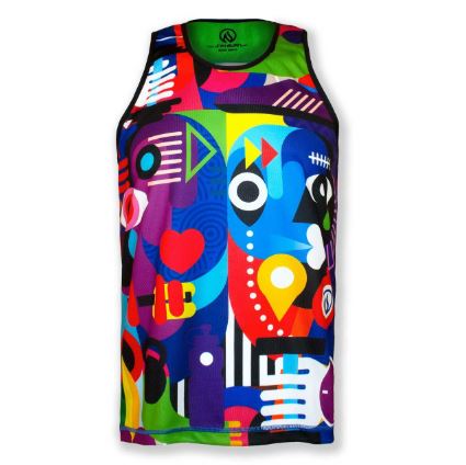 INKnBURN Mens Pablo Picasso Singlet (S, XL) (211813864)
