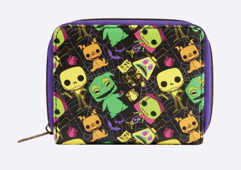 The Nightmare Before Christmas Black Light Wallet