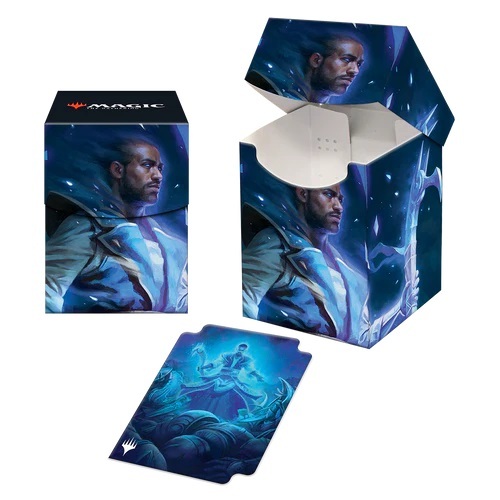 Ultra Pro - Magic: The Gathering The Brothers War Teferi, Temporal Pilgrim 100+ Deck Box