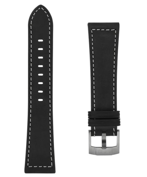 Alpina 22MM - Black Calf Leather Strap ALS-BWW22X18-TI