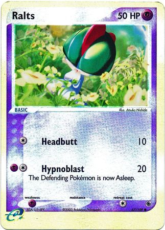 Ralts - 67/109 - Common - Reverse Holo