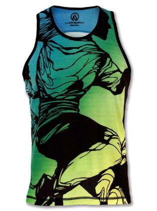 INKnBURN Mens Motion Tank (Singlet) (2XL) (107184853)