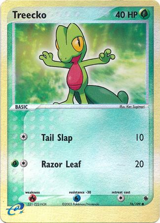 Treecko - 76/109 - Common - Reverse Holo