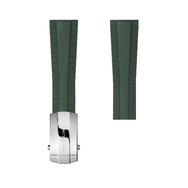 Breitling - Green Rubber Strap - 22 Mm