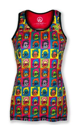 INKnBURN Womens Toon Singlet (S, M) (197900539)