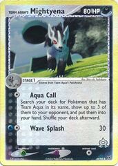 Team Aqua's Mightyena - 30/95 - Uncommon - Reverse Holo