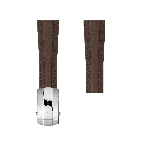 Breitling - Brown Rubber Strap - 22 Mm