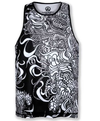 INKnBURN Mens Okaina Singlet (M, XL, 2XL) (197900544)
