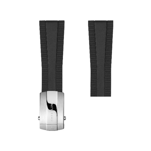 Breitling - Black Rubber Strap - 24 Mm