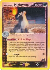 Team Magma's Mightyena - 37/95 - Uncommon - Reverse Holo