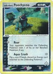 Team Aqua's Poochyena - 55/95 - Common - Reverse Holo