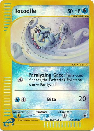 Totodile - 135/165 - Common - Reverse Holo