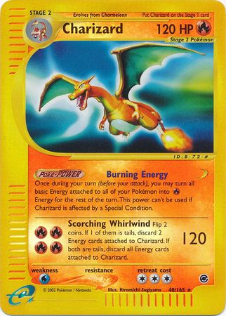 Charizard - 40/165 - Rare - Reverse Holo