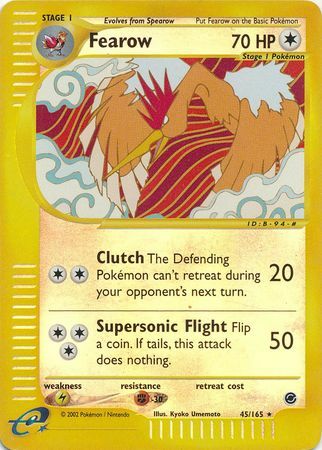 Fearow - 45/165 - Rare - Reverse Holo