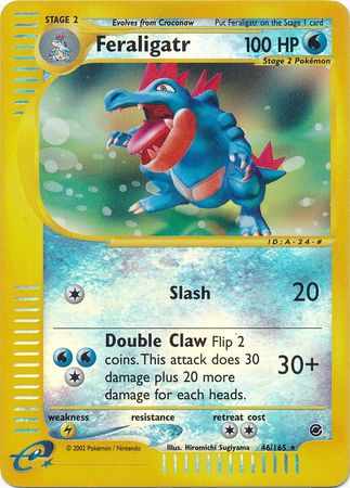 Feraligatr - 46/165 - Rare - Reverse Holo