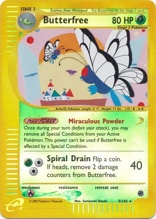 Butterfree - 5/165 - Holo Rare - Reverse Holo