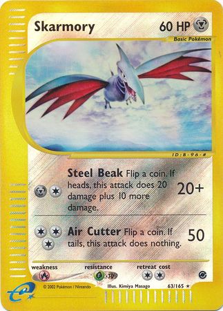 Skarmory - 63/165 - Rare - Reverse Holo