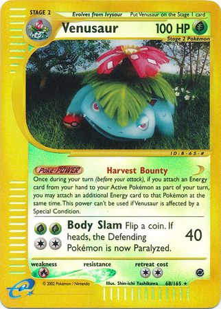 Venusaur - 68/165 - Rare - Reverse Holo