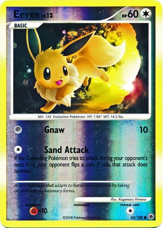 Eevee - 63/100 - Common - Reverse Holo