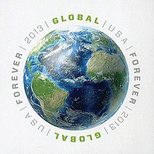 Global Forever Stamp - Earth