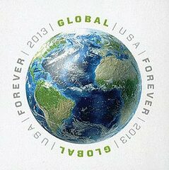Global Forever Stamp - Earth
