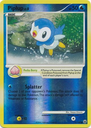 Piplup - 72/100 - Common - Reverse Holo