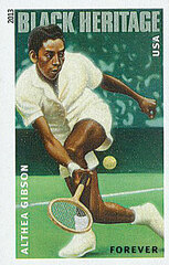 First-Class Forever Stamp - Imperforate Althea Gibson