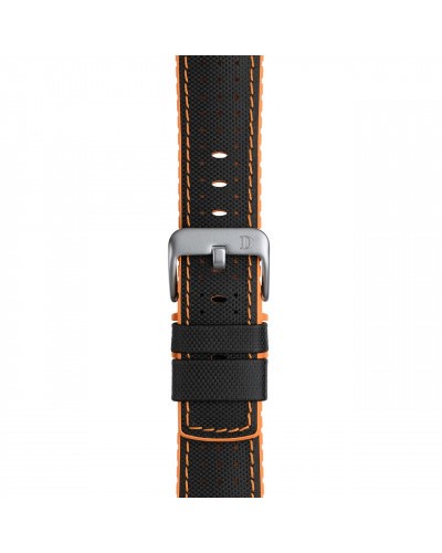 Damasko - Leather Rubber Strap Robby/Orange Stitching