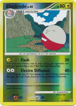 Electrode - 37/100 - Uncommon - Reverse Holo Electrode - 37/100 - Uncommon - Reverse Holo