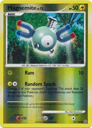 Magnemite - 67/100 - Common - Reverse Holo