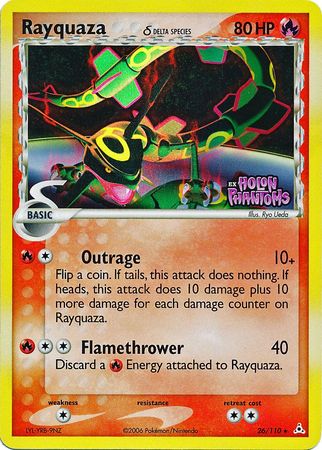 Rayquaza - 26/110 - Rare - Reverse Holo