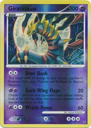 Giratina - 10/127 - Holo Rare - Reverse Holo