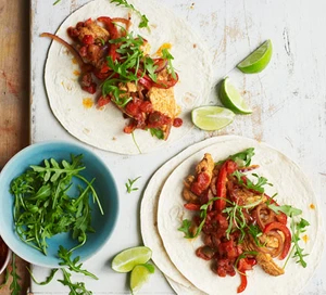 Chicken fajitas