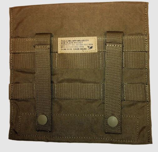 Molle Side Plate Pocket Coyote