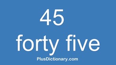 45 Forty Five