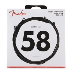 Fender 9120M Nylon Tapewound Bass Guitar Strings - .058-.110 Medium