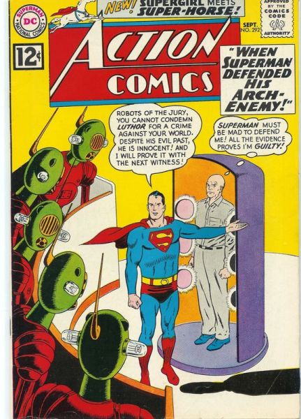 Action Comics 292 When Superman Defended His Arch Enemy