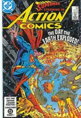 Action Comics 550 The Day The Earth Exploded