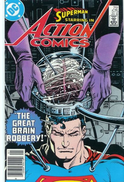 Action Comics 575 The Great Brain Robbery