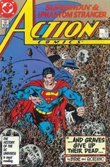 Action Comics 585 ...And The Graves Give Up Their Dead...