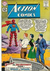 Action Comics 283 The Red Kryptonite Menace! / The Six Red K Perils Of Supergirl