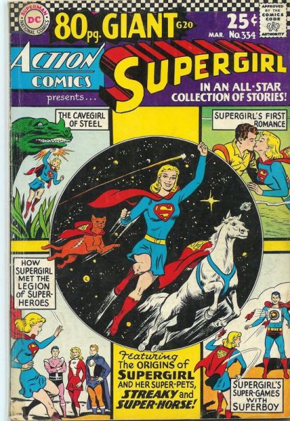 Action Comics 334 The Supergirl From Krypton!