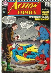 Action Comics 350 The Secret Of The Stone Age Superman