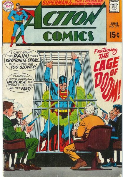 Action Comics 377 The Cage Of Doom