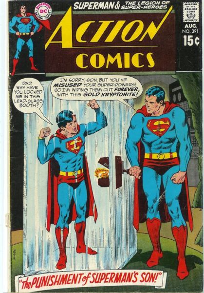 Action Comics 391 The Punishment Of Supermans Son