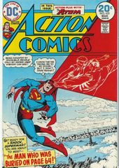 Action Comics 433 The Man Who Was Buried On Page 64!